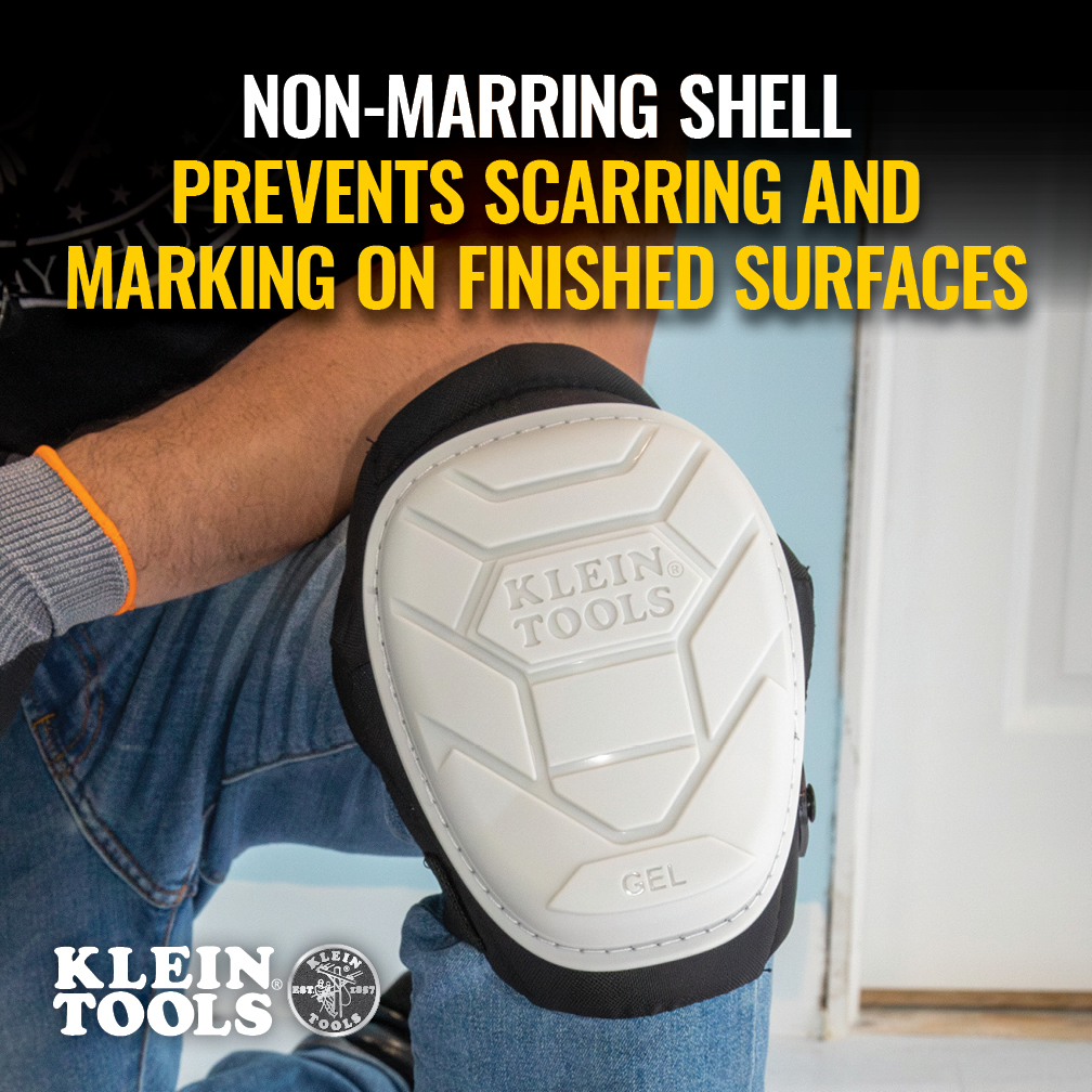 Non-Marring Semi-Round Stabilizer Knee Pad