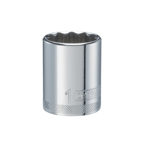 DEWALT 12 Point 1/2" Drive Socket 1" SAE