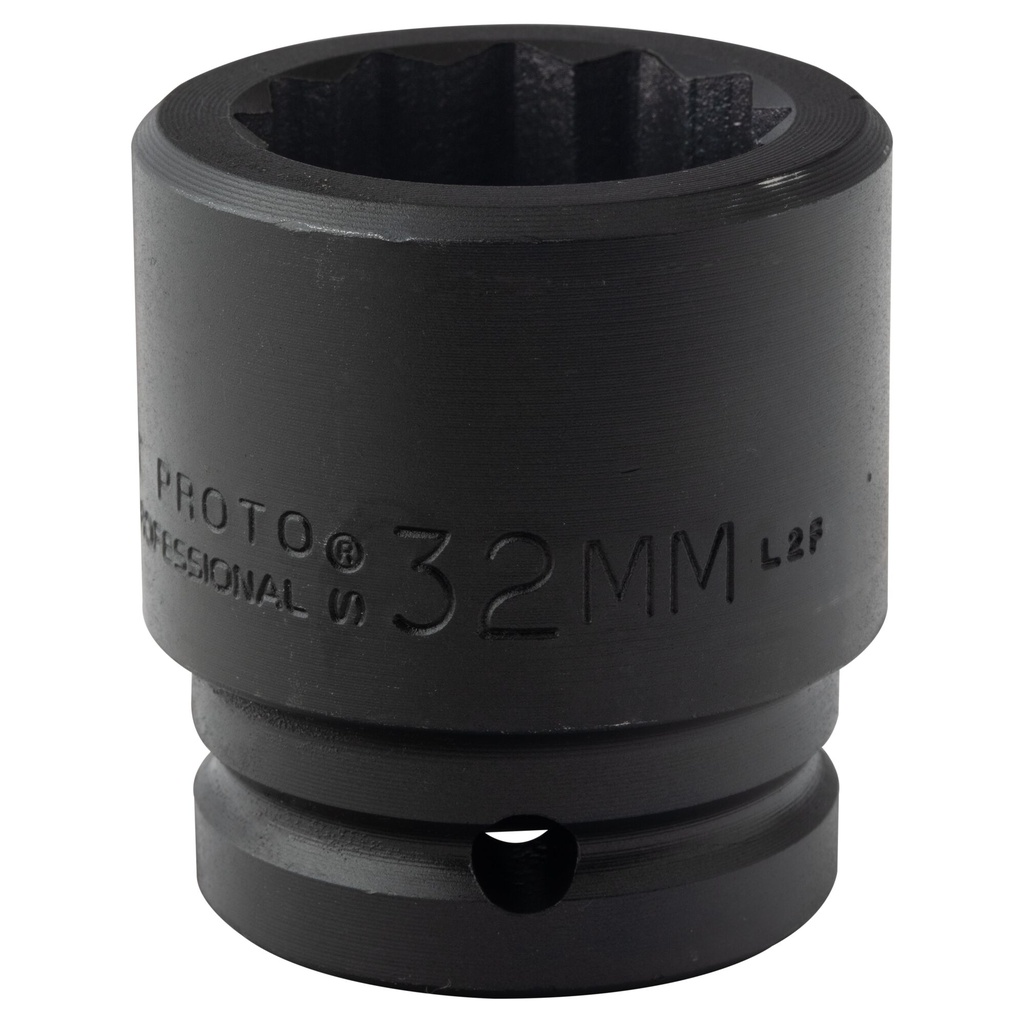 Proto® 3/4" Drive Impact Socket 32 mm - 12 Point 1/ea