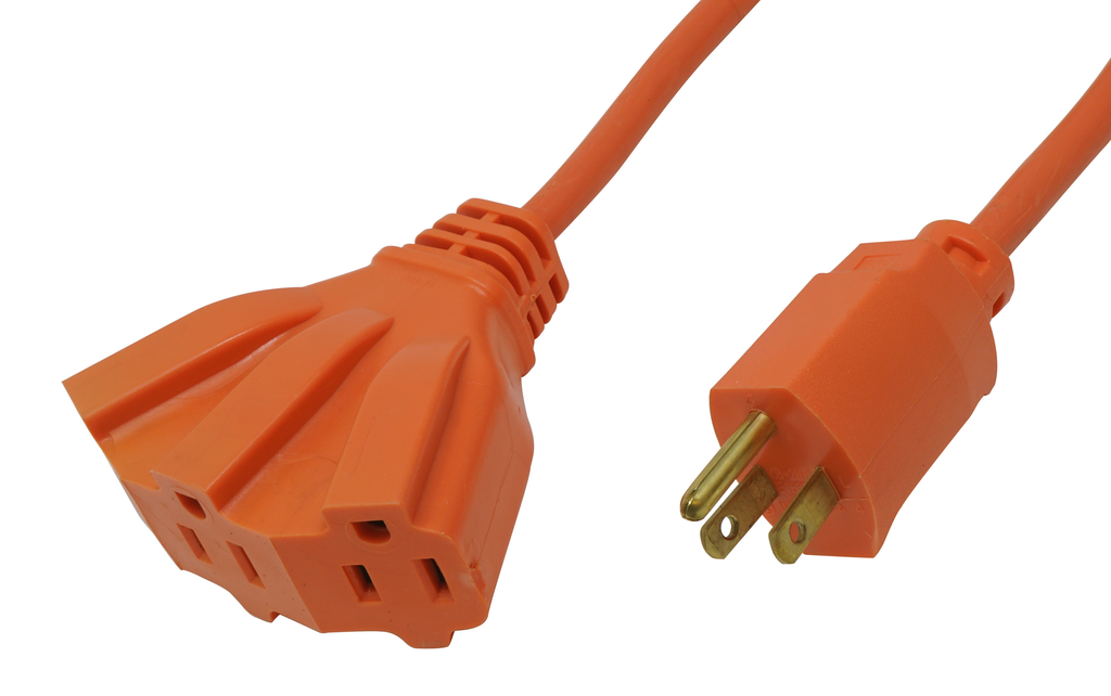 Woods CORD SET, 14/3 50' STJW ORANGE