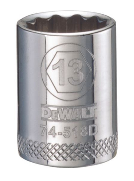 DEWALT 001Pc 38Dr Socket-12Pt-13