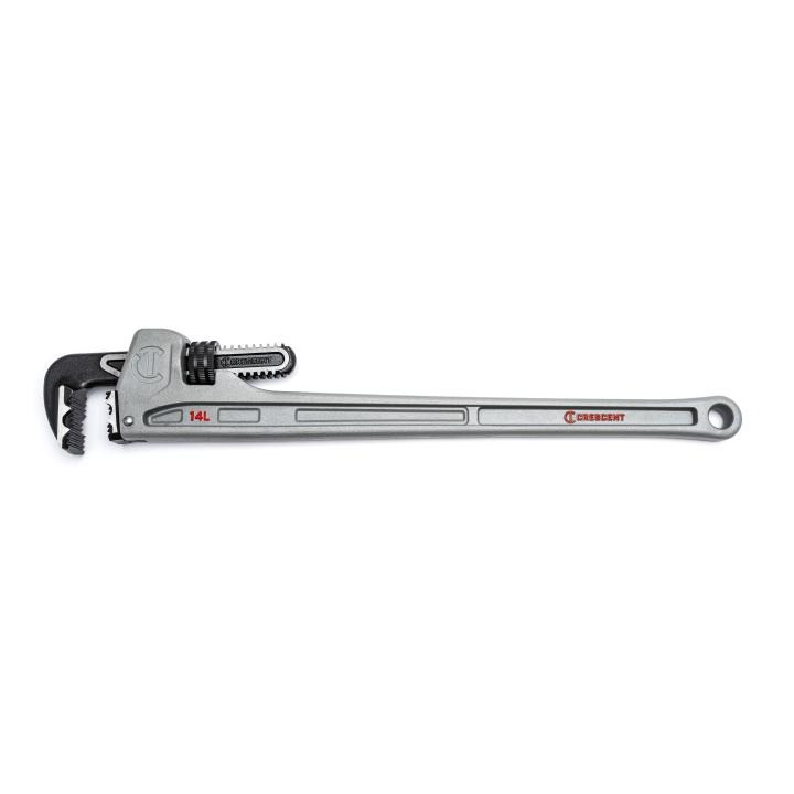 PIPE WRENCH,ALUMINUM,14",LONG HANDLE