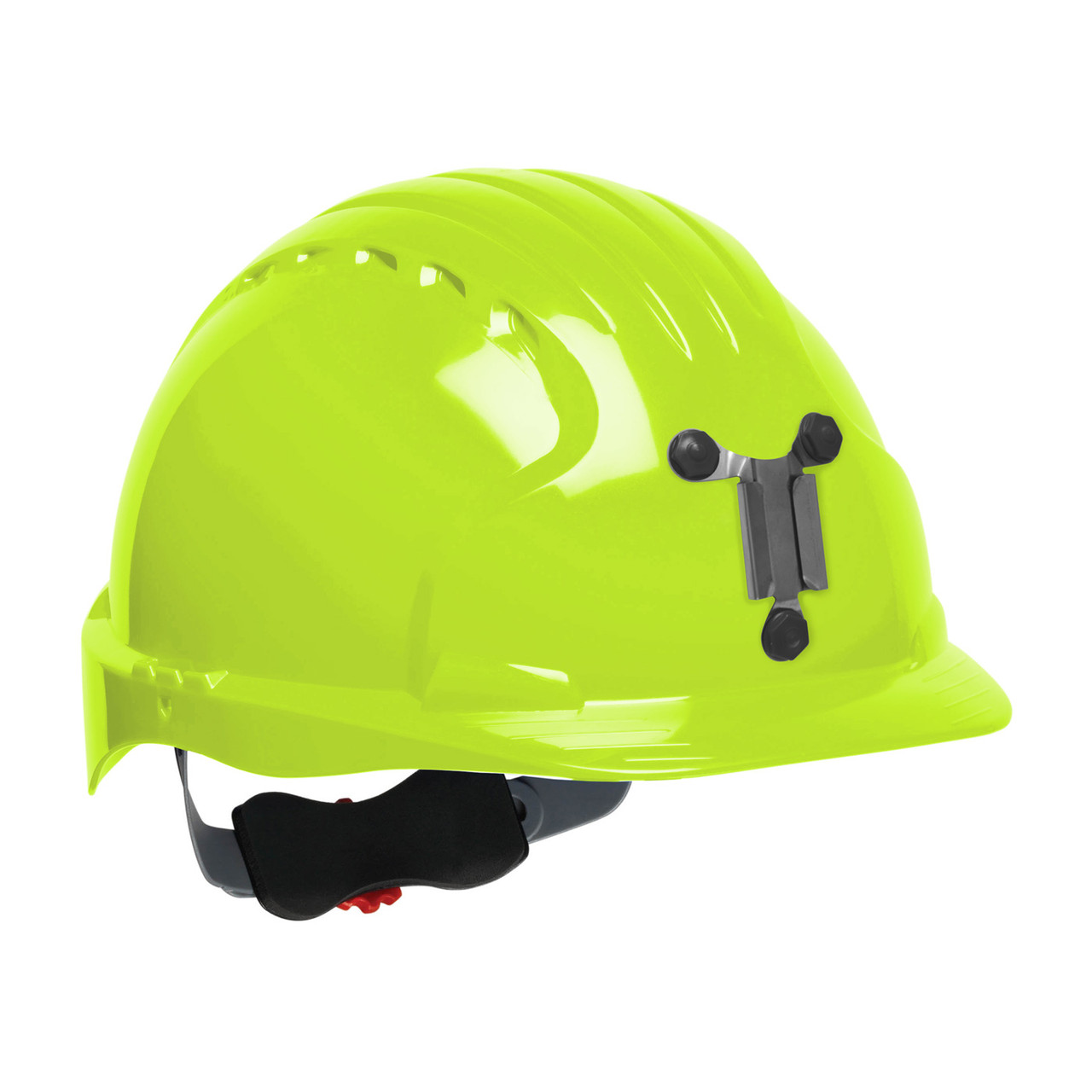Evolution® Deluxe 6151 280-EV6151M  Hard Hats, Size OS, Neon Yellow