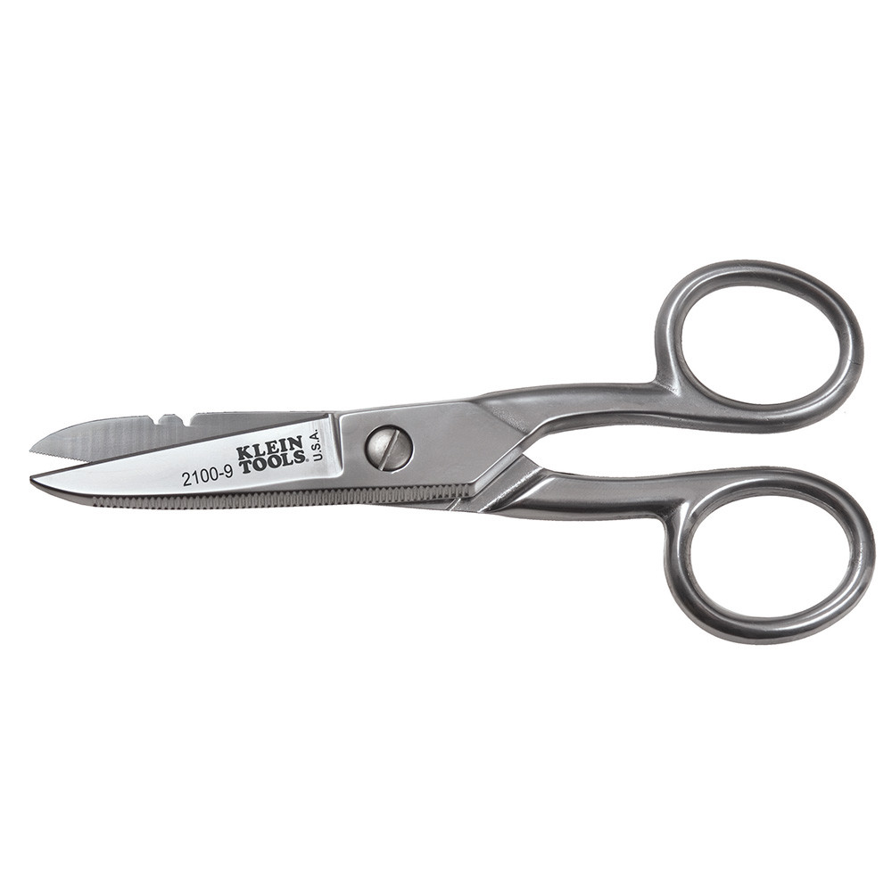 Klein Electricians Scissors Stripping Notches