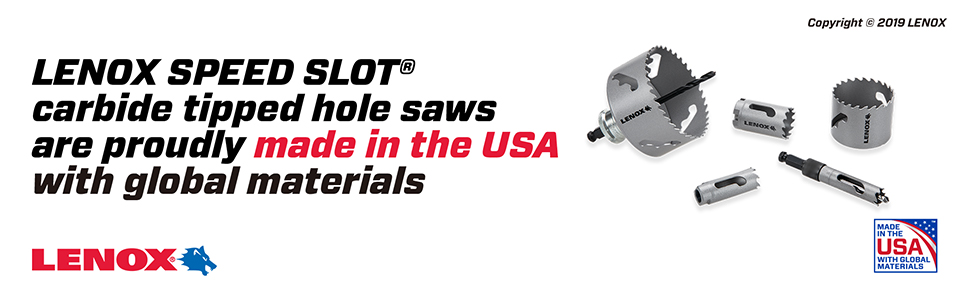 LENOX Carbide Hole Saw, 1 5/8-Inch41 Mm)
