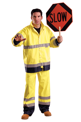 Occunomix Premium Breathable Rain Jacket 34" Length 1/EA