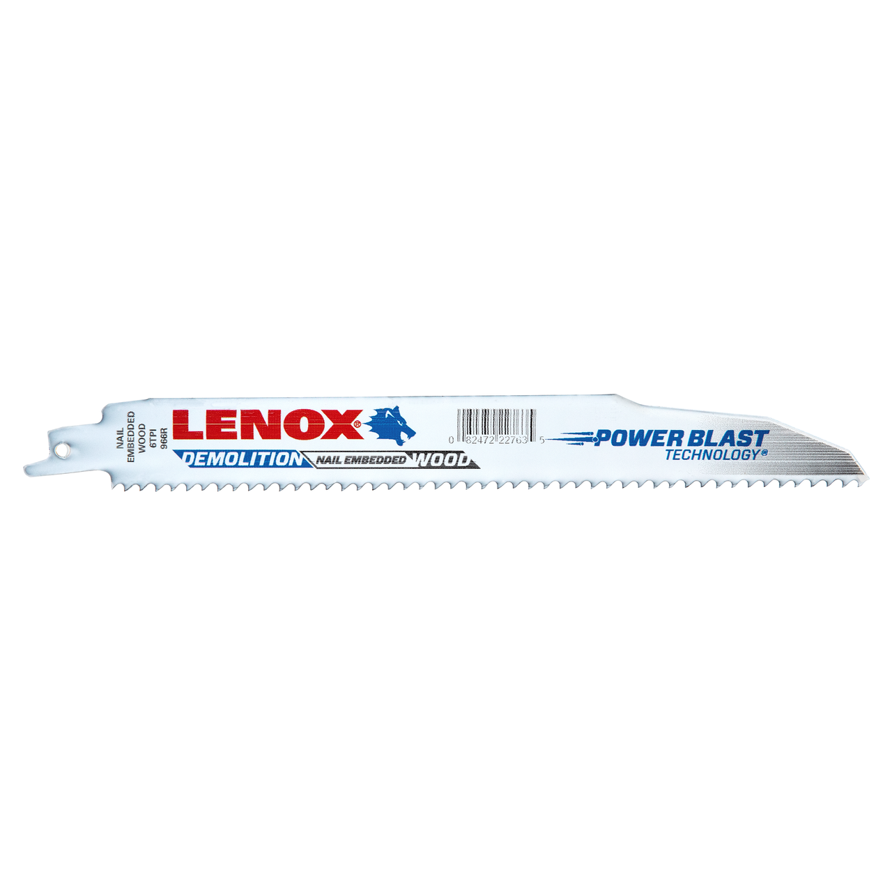 LENOX Demolition Reciprocating Saw Blade With Power Blast Technology, Bi-Metal, 9-Inch, 6 TPi, 50/Pk
