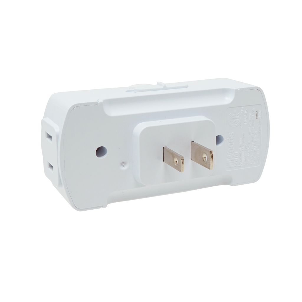 Woods TIMER, INDOOR MECHANICAL, 1 POLARIZED OUTLET 6/BX