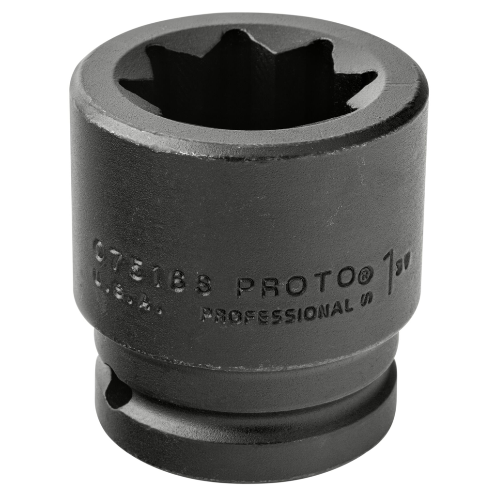 Proto® 3/4" Drive Impact Socket 1" - 8 Point 1/ea
