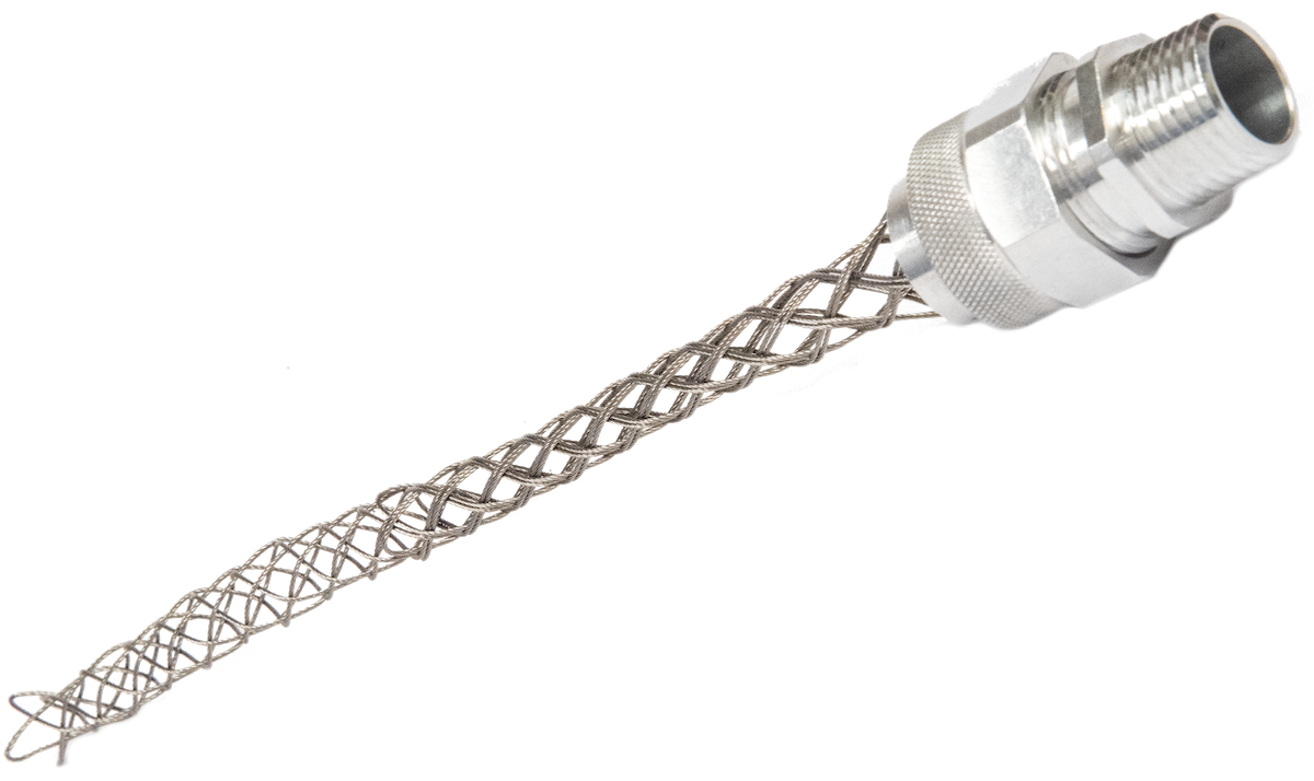 Slingco ZCS7722 - 1/2" NPT Straight Male Deluxe Cord, 0.25 - 0.38 in (6.4 - 9.6 mm)