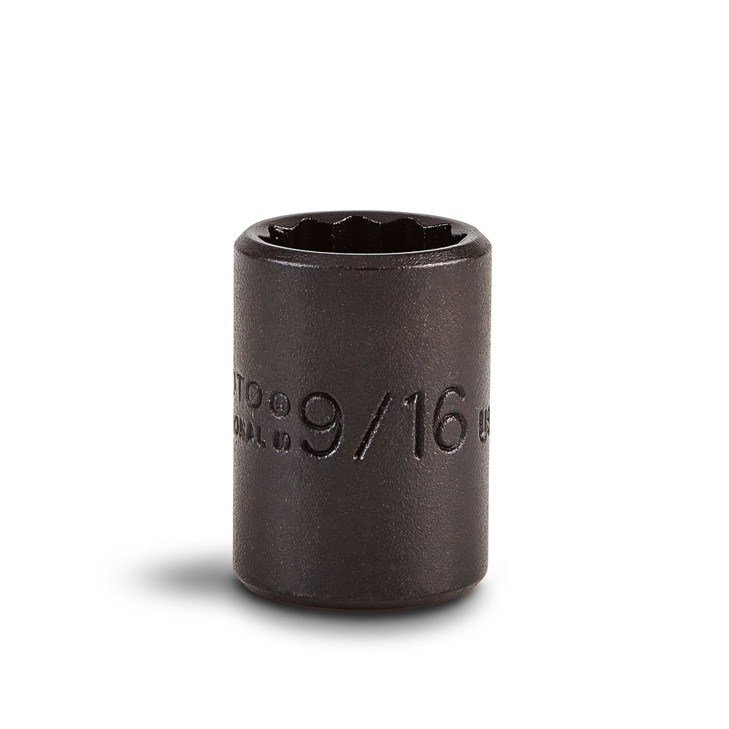 PROTO Skt 3/8 Dr 9/16 12 Pt Bla