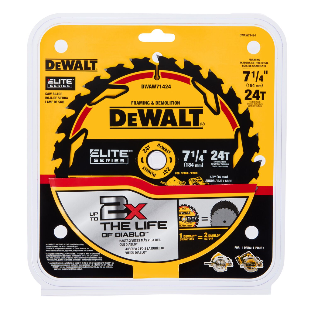7-1/4IN 24T ELITE SERIES BLISTER