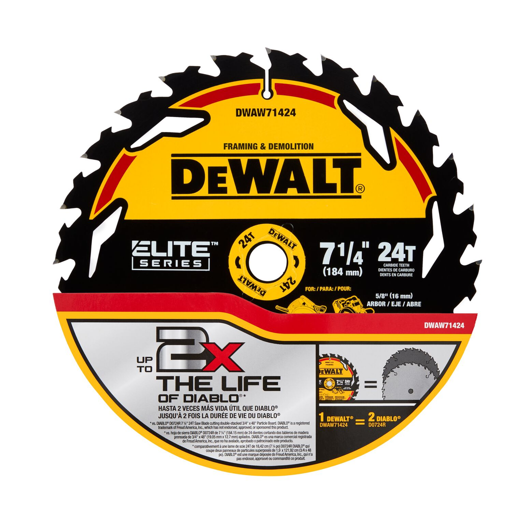 7-1/4IN 24T ELITE SERIES BLISTER