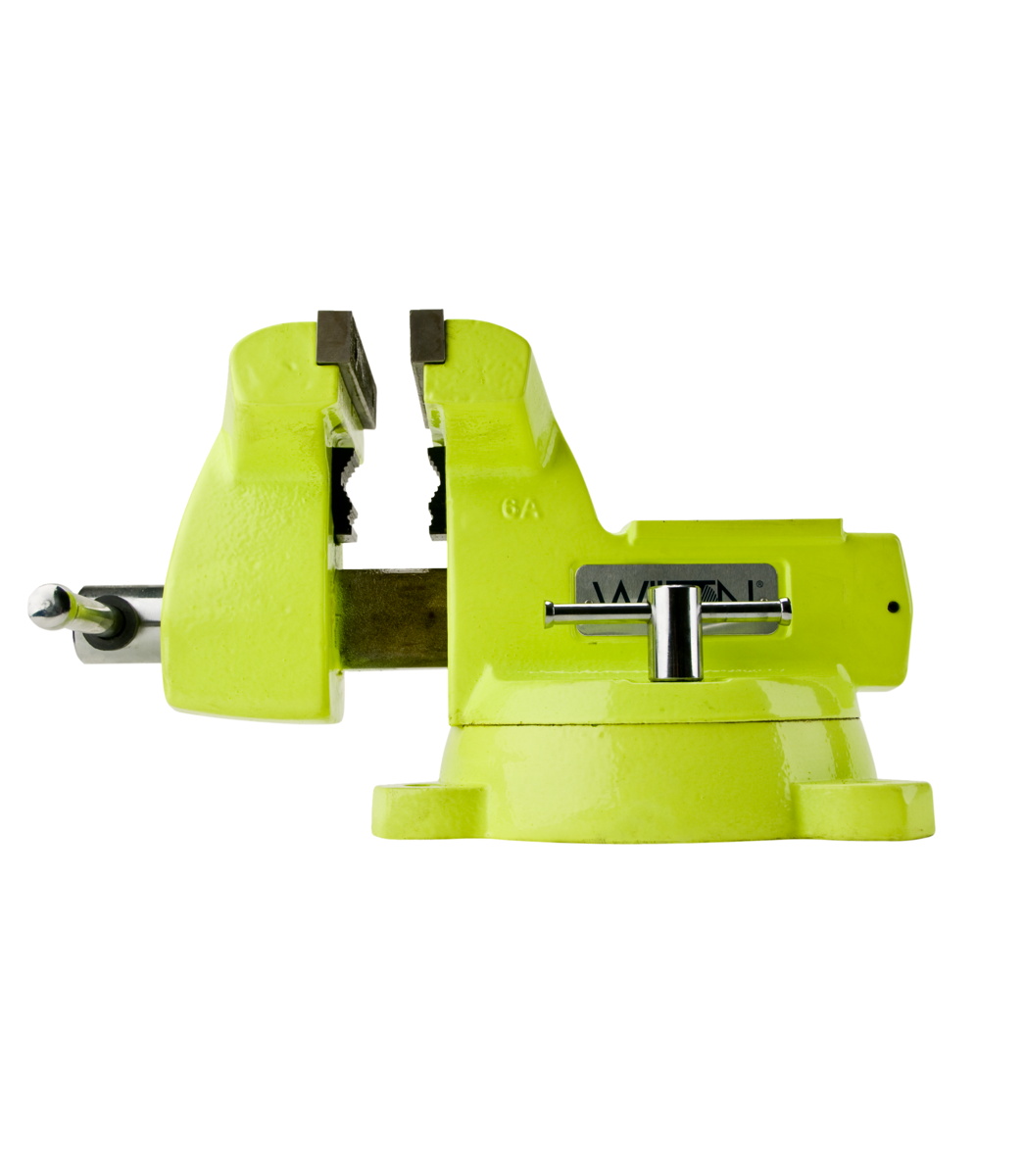 WILTON 1550, High-Visibility Safety 5" Vise with Swivel Base