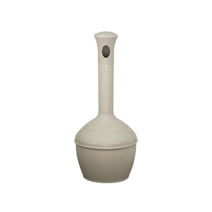 4 Gallon Plastic Outdoor Ashtray, Elite™ Smoker's Ceasefire®, Sierra Tan - 268502
