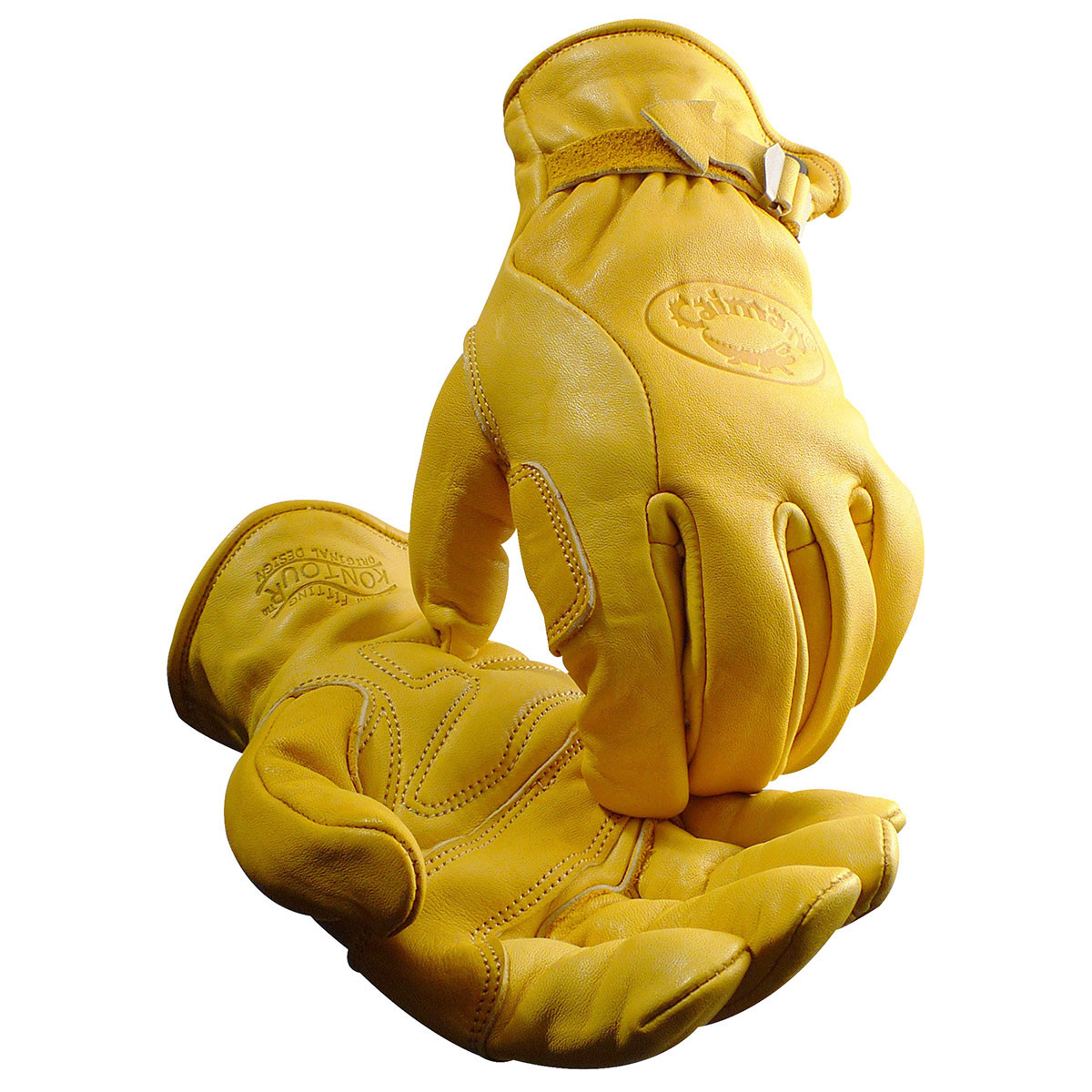 Caiman® 1304  Hand Protect-Welding, Size M, Gold