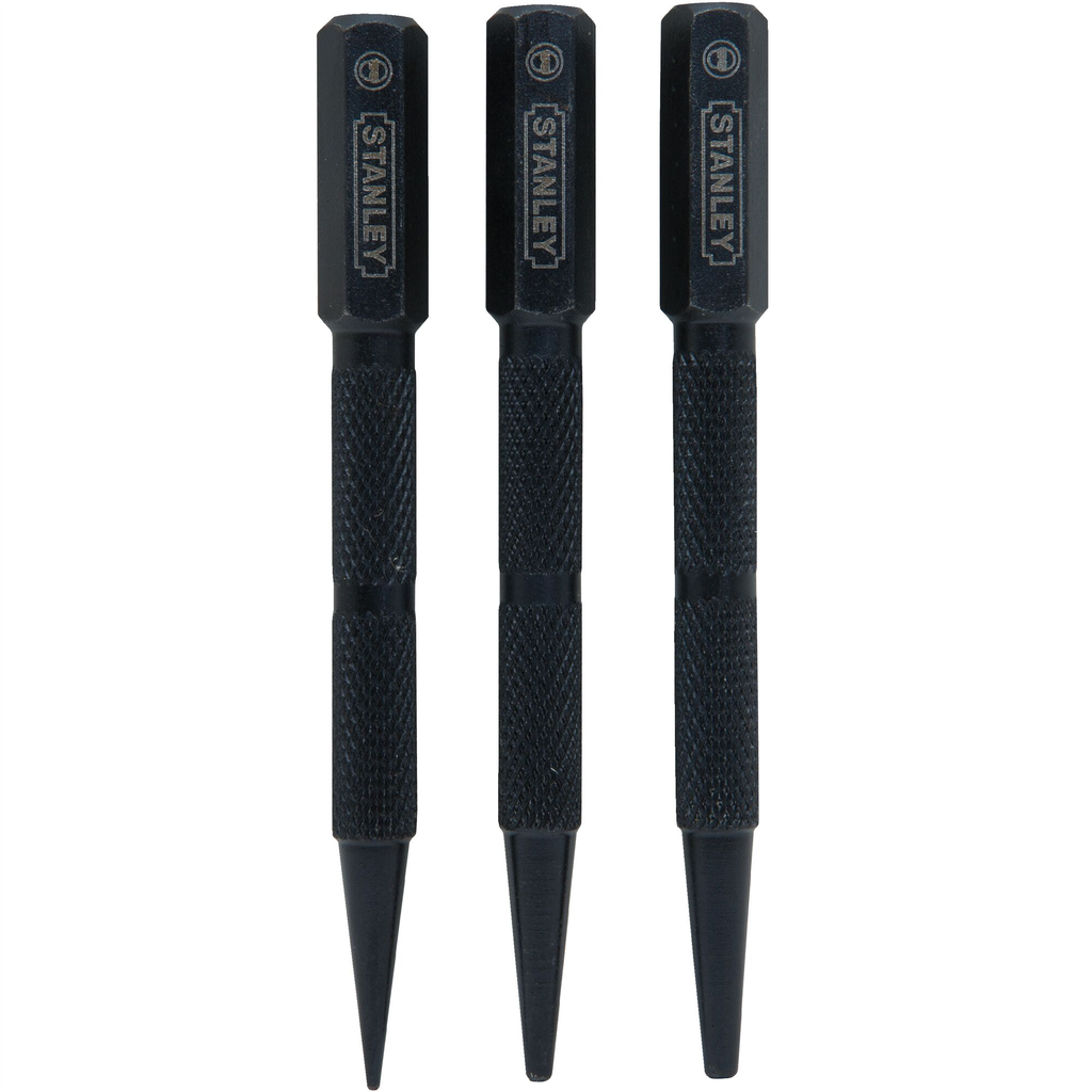 STANLEY® SQUARE HEAD NAIL SET - 3 PIECE