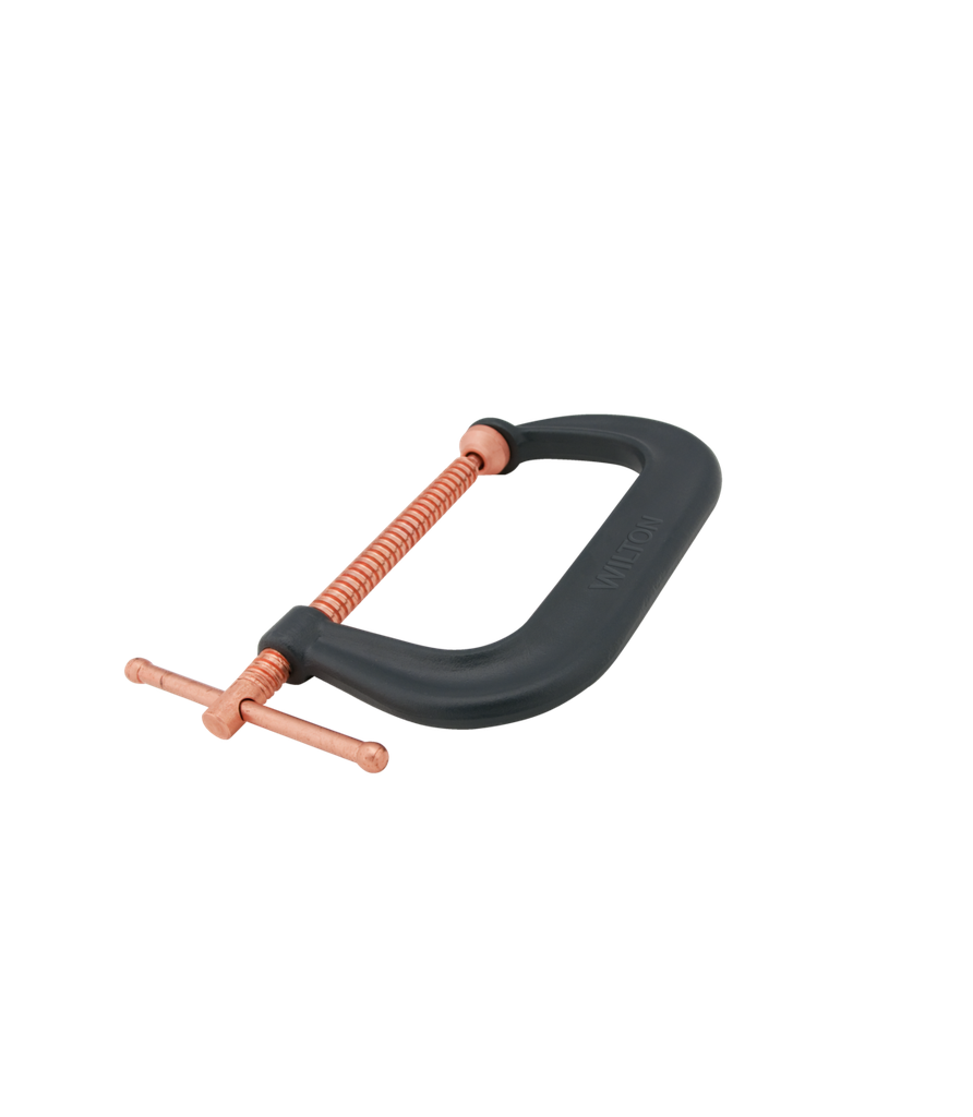 WILTON 412P, Spark-Duty Drop Forged C-Clamp, 2 - 12-1/4" Opening, 6-5/16" Throat