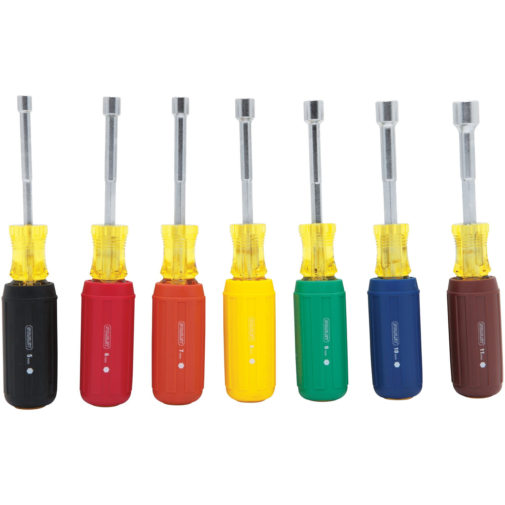 STANLEY® VINYL GRIP NUT DRIVER MM SET - 7 PIECE
