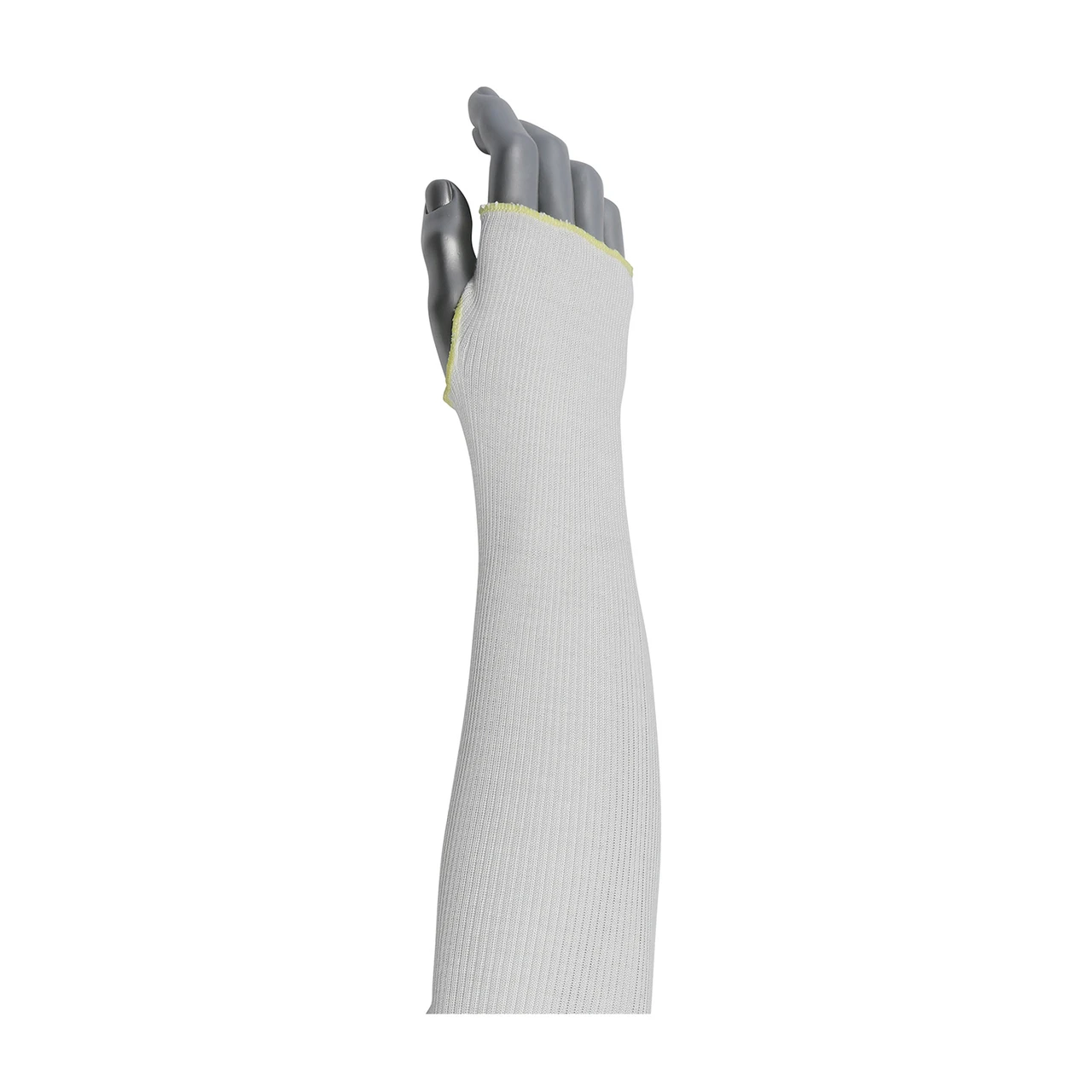 Kut Gard® 15-21PRIWPSTH  Cut Resistant Sleeve, Size 18", White, ANSI A2
