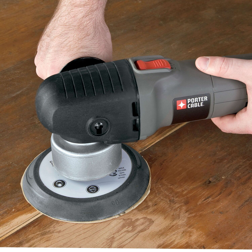 PORTER CABLE 6" Right Angle ROS w Polishing Accessory