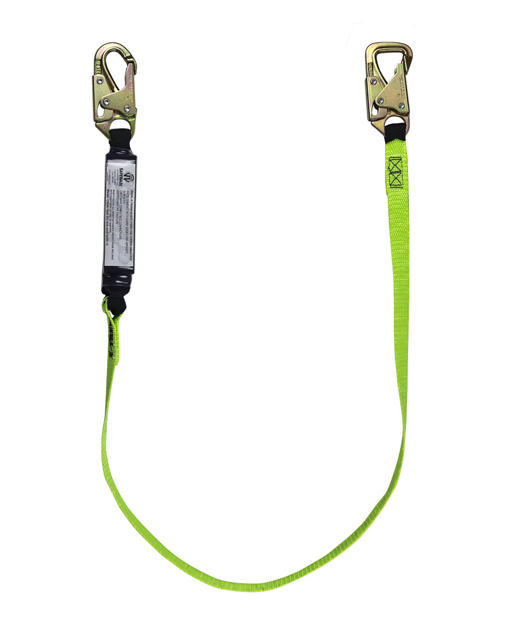 SafeWaze PRO 6' Tie-Back Energy Absorbing Lanyard
