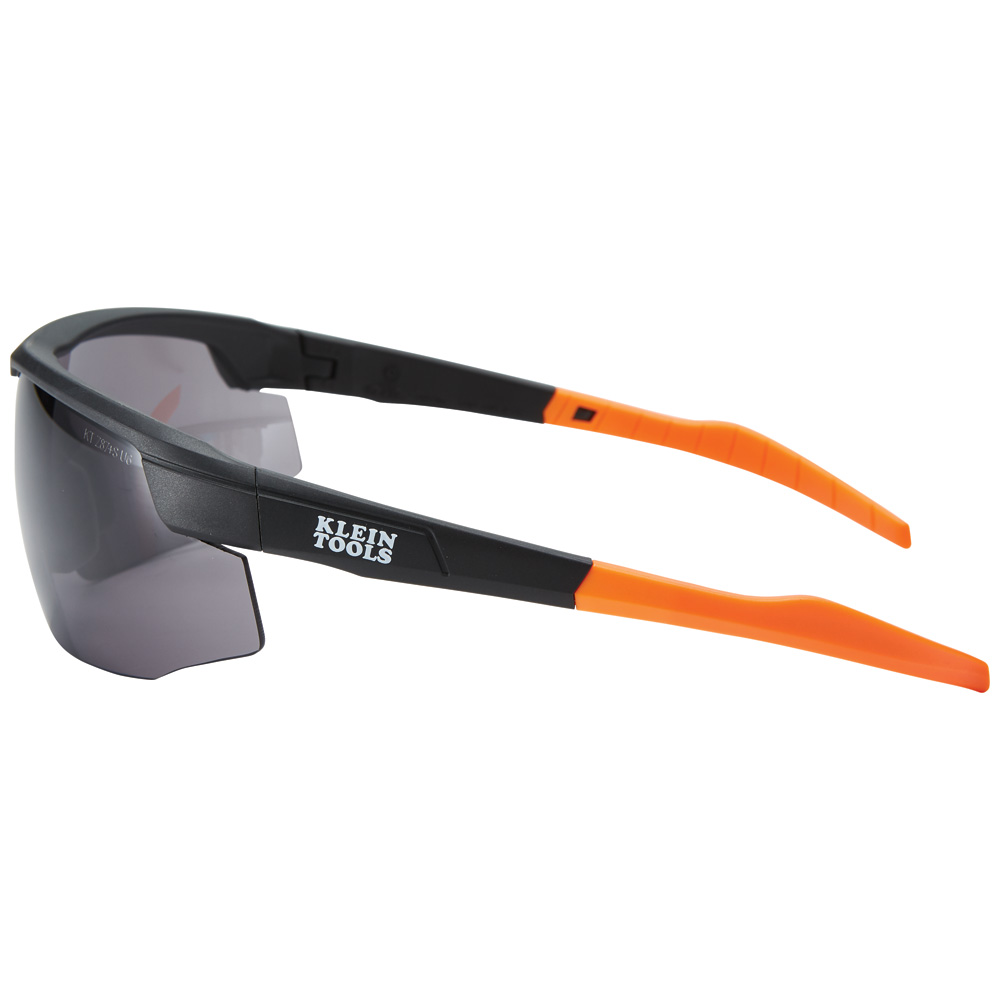 Klein Standard Safety Glasses, Gray Lens