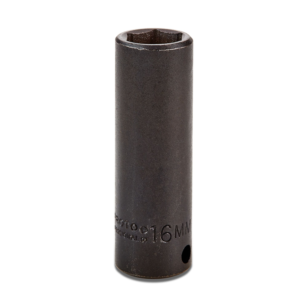 Proto® 3/8" Drive Deep Impact Socket 16 mm - 6 Point 1/ea