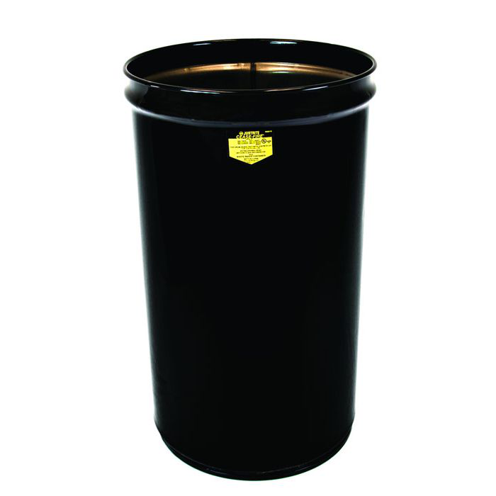 55 Gallon, Cease-Fire® Waste Receptacle, Safety Drum Can Only, Black - 26054K