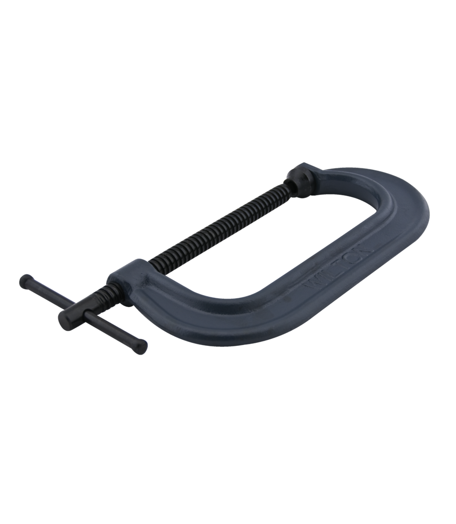 WILTON 808, 800 Series Standard Depth Drop Forged  C-Clamp, 0 - 8" Opening, 3-7/16" Throat