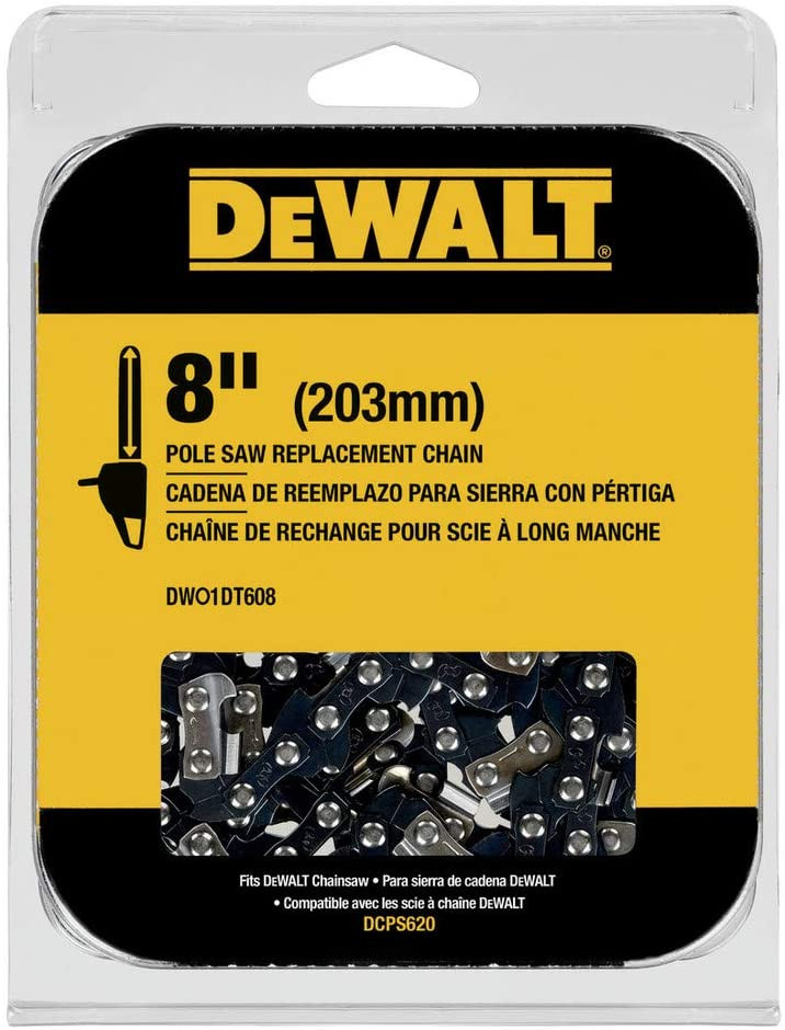 DEWALT 8" Replacement Chain 20V Dewalt Pole Saw