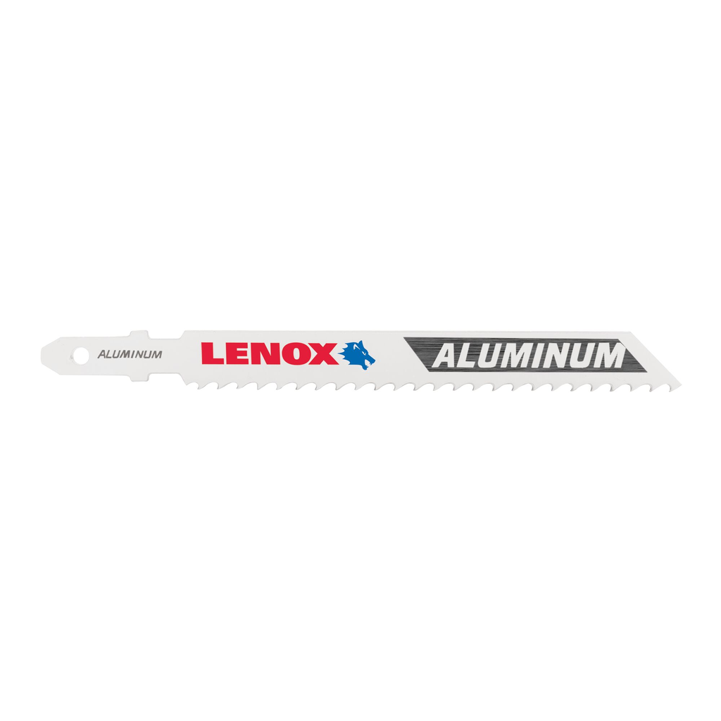 LENOX T-Shank Aluminum Cutting Jig Saw Blade, 4" X 3/8" TPi, 5 Pack