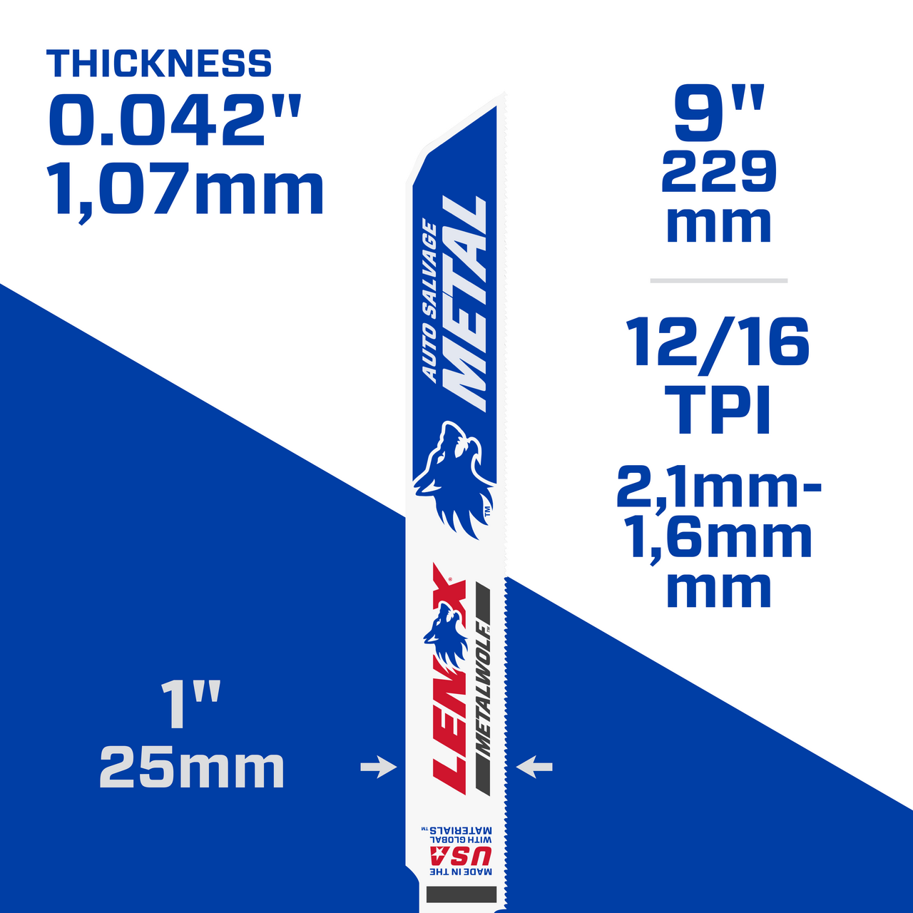 LENOX Recips Lenox 9126R B90421216St 25Pk