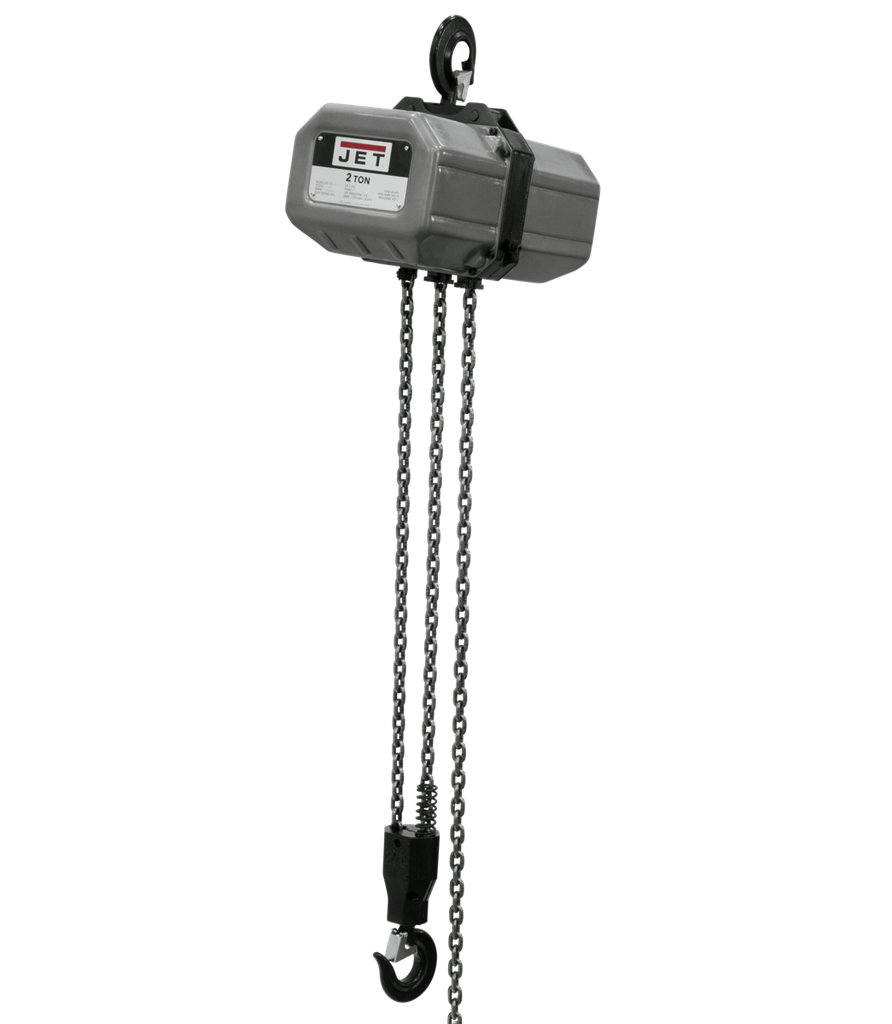2SS-1C-10, 2-Ton Electric Chain Hoist 1-Phase 10' Lift