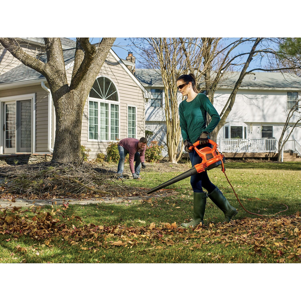 BLACK+DECKER 12AMP BACKPACK BLOWER/VAC/MULCHER