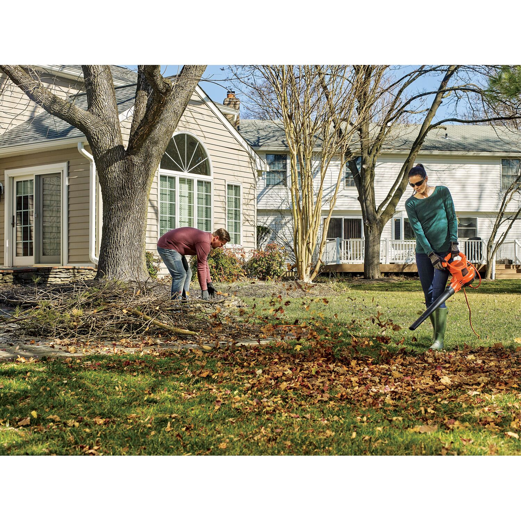 BLACK+DECKER 12AMP BACKPACK BLOWER/VAC/MULCHER