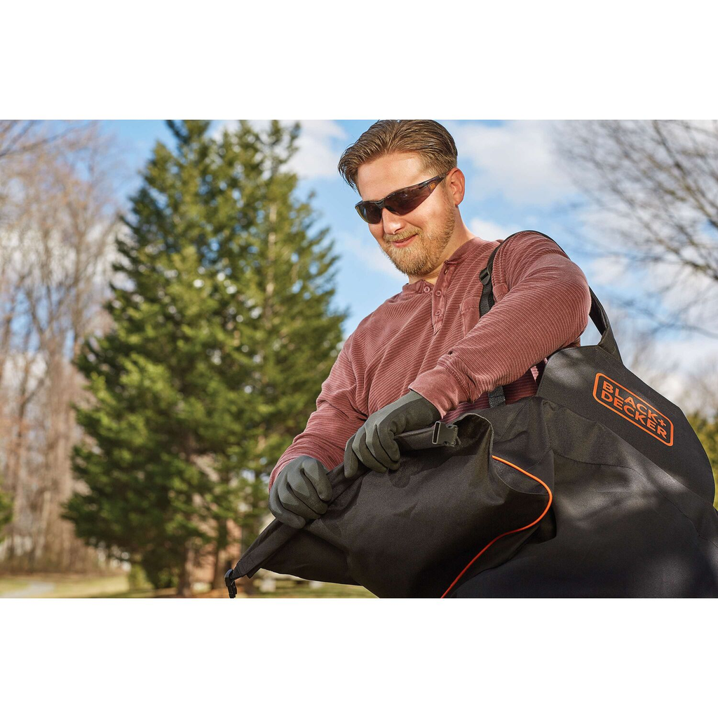 BLACK+DECKER 12AMP BACKPACK BLOWER/VAC/MULCHER