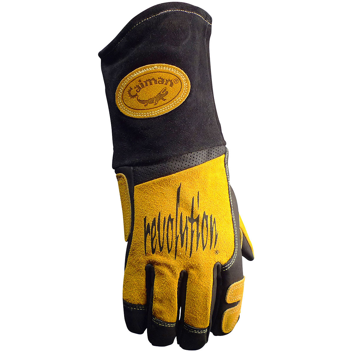 Caiman® 1832  Hand Protect-Welding, Size L, Gold