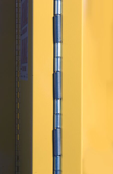 45 Gallon, 2 Shelves, 1 Bi-Fold Self-Close Door, Flammable Cabinet, Sure-Grip® EX, Yellow - 894580