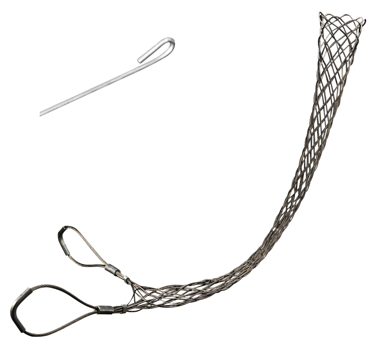 Slingco ZCS3013 - Double Eye Split Mesh Rod Closing Support Grip, 1.25 - 1.50 in (31 - 38 mm)
