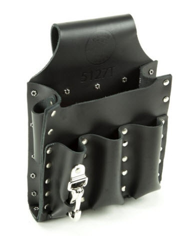 Klein 6 Pocket Tool Pouch Tunnel Loop