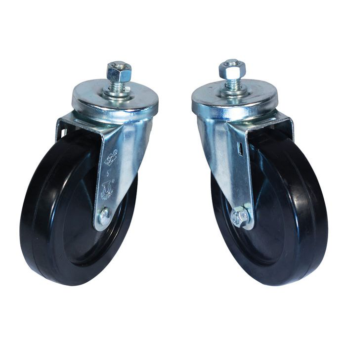 Replacement 5" Swivel Caster Set for Gas Cylinder Hand Trucks - 35390