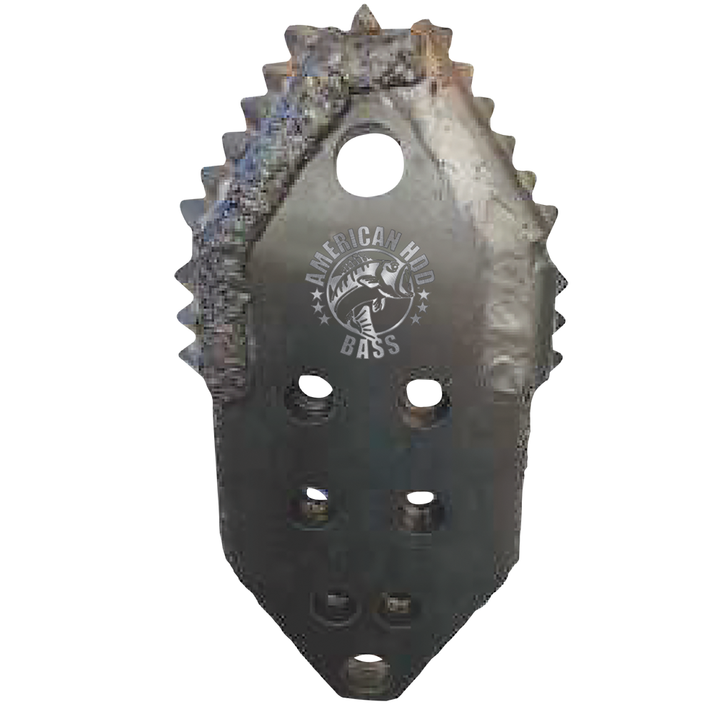 BASS Paddle Bit Ditch Witch® Compatible 5-Hole  -- 12 MM, 4.5" Width, 3/4" Thick