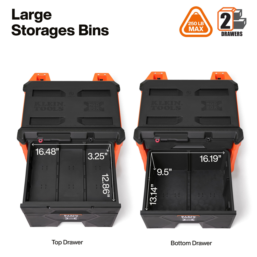 MODbox™ Two Drawer Rolling Tool Box