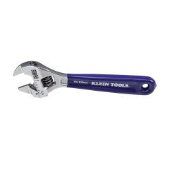 Klein Slim-Jaw Adjustable Wrench, 4"