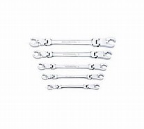 5 Pc. SAE Ratcheting Flex Flare Nut Wrench Set
