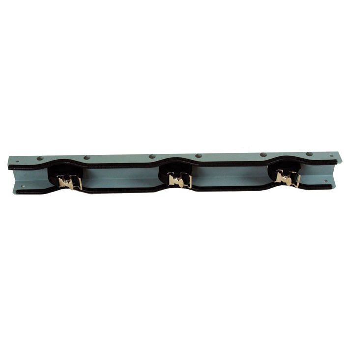 Steel Gas Cylinder Support Bracket, Three 12" Cylinder Capacity, Wall Mount - 35274