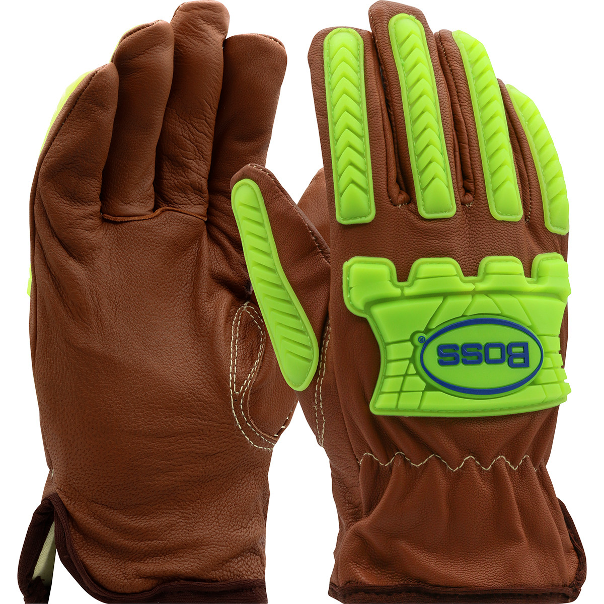 Boss® Xtreme KS993KOAB  Hi Performance Glove, Size M, Brown, ANSI A4
