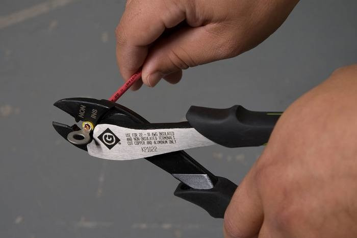 GREENLEE Terminal Crimping Tool with Molded Grip