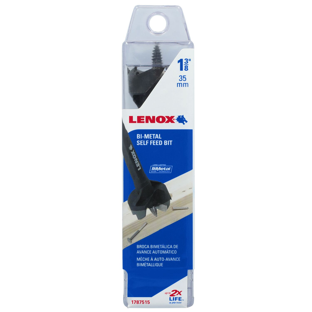 LENOX Bi-Metal Self Feed Bit, 1-3/8-Inch